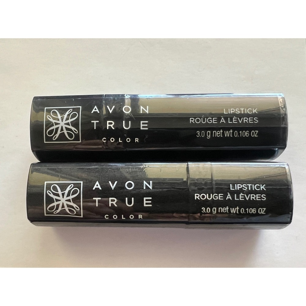Avon True Color Lipstick Country Rose Rose Champetre Discontinued X2 Sealed 3.0g